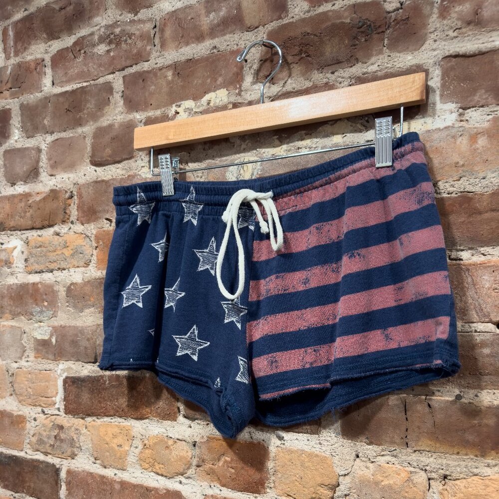 PJ SALVAGE USA PAJAMA SHORTS